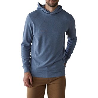 The Normal Brand Puremeso Essential Hoodie in Slate Blue at Nordstrom, Size Xx-Large R