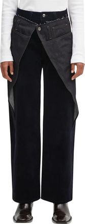 Andersson Bell Zoe Wrap Pants - Dames - Regular Fit Jeans - Zwart - L - Jeans