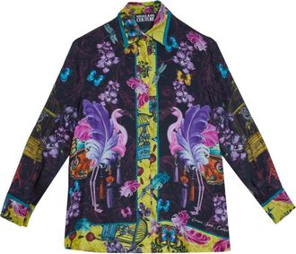 Versace Jeans Couture Camicia Twill Cabinet Piazzata - Dames - Overhemden - Veelkleurig - M - Overhemden