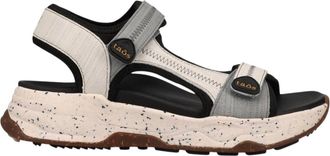 Taos Womens Super Side Sport Sandals In Dove Embossed Multi