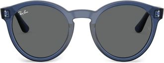 Ray-Ban round-frame sunglasses - unisex - Acetate - 52 - Blue