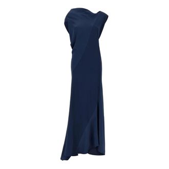 Alberta Ferretti Mujer, Vestidos, Azul, Talla: XL