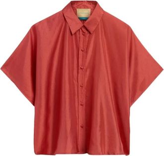Momoni Shirt - Dames - Overhemden - Oranje - M - Overhemden