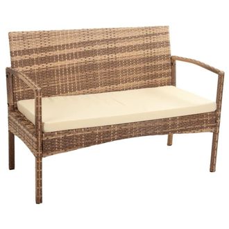 Wanderlust Deco Banco marr&oacute;n 110x55x85h cm
