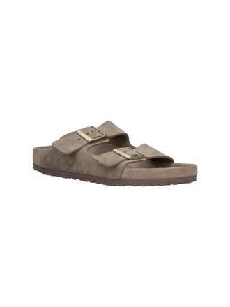 Birkenstock Unisex Sandals Taupe Leather
