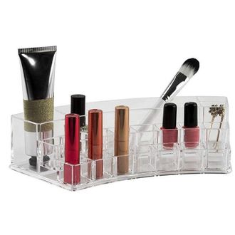 Trade Shop Trade Shop - Organizzatore Cosmetici Curvo Esy10247 Espositore 19 Comparti Organizer Make Up