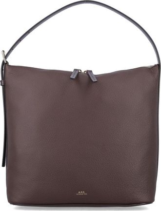 A.P.C. Smooth Leather Shoulder Bag