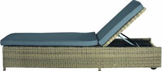 Maisons du monde Tumbona de resina trenzada reciclada