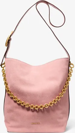 Michael Kors Nolita Large Suede Bucket Tote Bag