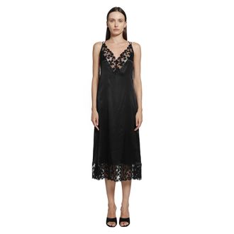 Fendi Silk and Lace Dress