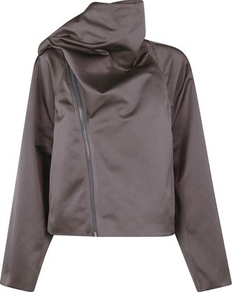 Rick Owens Cropped Scarf Flight Jacket