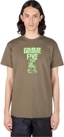Gimme Five Uomo, Top, Verde, S, new