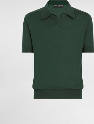 Dolce & Gabbana Knit Polo Shirt - Man Sweaters And Cardigans 46