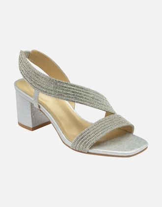 Lotus Womens Galacia Womens Heeled Sandals - Silver - Size: 3