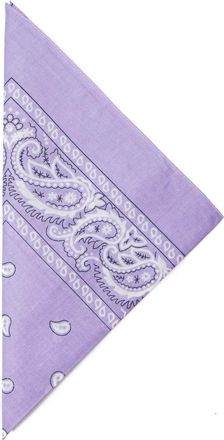 Sunrise Outlet Paisley Bandana Handkerchief 22 x 22 Pure Cotton - Lavender