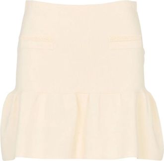 Suncoo Fabiola Jupe - Dames - Korte rokken - Beige - S - Rokken