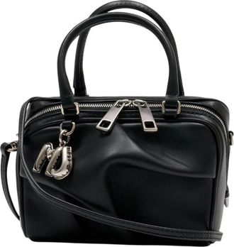 Marc Jacobs The Monogram Leather Duffle Bag - Dames - Tassen - Zwart - Maat: ONE Size Leer