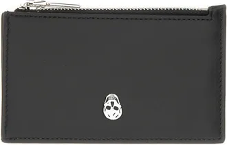 Alexander McQueen Card Holder Skull-Uomo