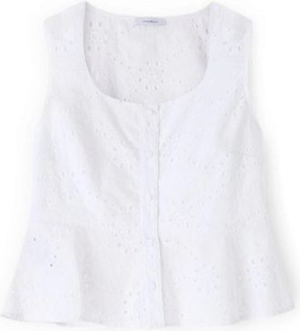 Motivi Tops, Dames, Wit, M, Sleeveless Tops