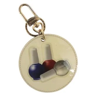 Louis Vuitton Pre-owned Accessories, female, Beige, Size: ONE SIZE Pre-owned Leather Key-holder