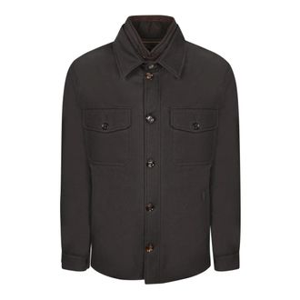 Tagliatore Virgin Wool Jacket - male - Tagliatore - Light Jackets - Brown - L - Jackets