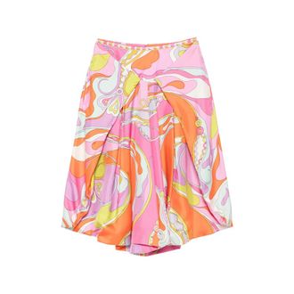 Pucci Iride-print Silk Trousers