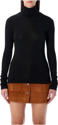 The Garment Bree Long Top - Dames - Coltruien - Zwart - XS - Wol - Truien & Vesten