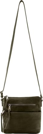 Fredsbruder FREDsBRUDER My Old Friend Leather Shoulder Bag Khaki Green