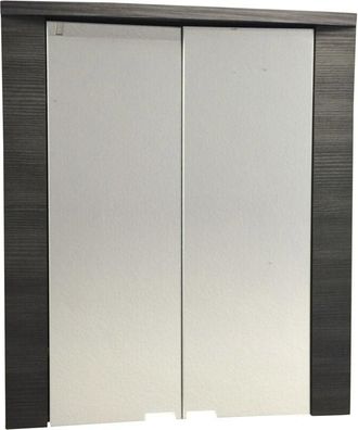 Trendteam Trendteam - smart living - XP50310, Armadietto da bagno con specchio, in frassino, Grigio/Bianco, 60 x 70 x 20 cm (larghezza x altezza x profondità)