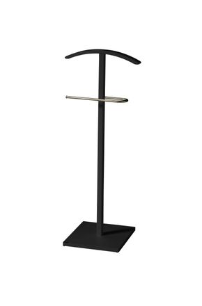 HERDASA Gal&aacute;n de noche de madera de haya negro 112x46x32 cm