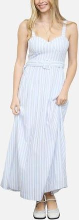 Blu Pepper Stripe Sleeveless Dress in Light Blue at Nordstrom Rack, Size Medium