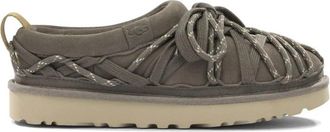 UGG Tasman Lace Slipper - Dames - Pantoffels - Grijs - 36 EU - Wol - Schoenen