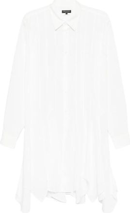 Comme Des Gar&ccedil;ons Panelled Shirt - Heren - Casual Overhemden - Wit - XL - Polyester - Overhemden