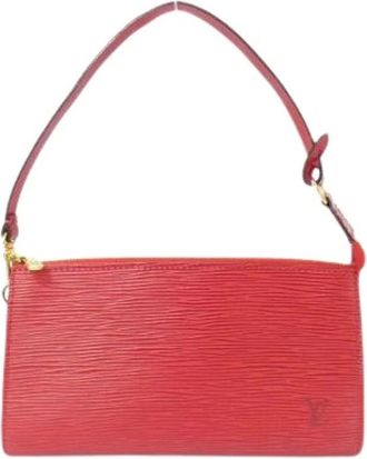 Louis Vuitton Pre-owned Mini Bags, female, Red, Size: ONE SIZE Pre-owned Pochette Accessoires Epi Accessory Pouch