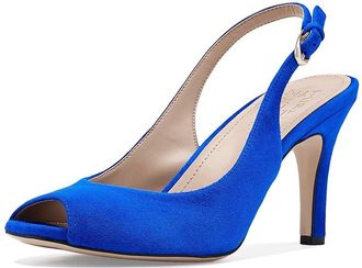 Naturalizer 27 Edit Alexa Womens Sandals Photon Blue Suede : 6.5 M (B), Leather