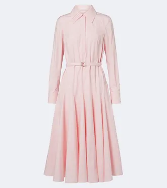 Emilia Wickstead Marione belted cotton shirt dress
