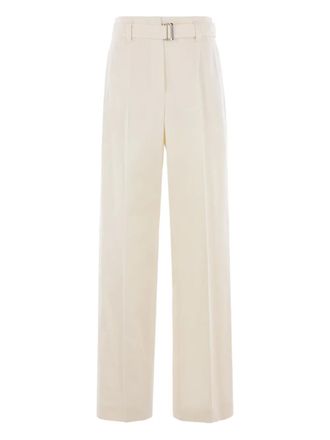 Brunello Cucinelli belted pleated trousers - Neutrals