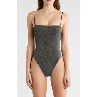 Maaji Ohana One-Piece Swimsuit in Black at Nordstrom Rack, Size Medium