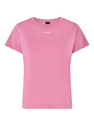 Pinko logo T-shirt - women - Cotton - L