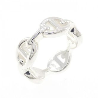 Herm&egrave;s Silver 925 Band Ring (Pre-Owned)