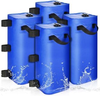 OEM Bolsa De Lastre De Agua Para Toldo De 4 Piezas, Kit De Lastre De Agua Para Tienda De Campa&ntilde;a De 80 Lb, 4 Pesas De Pie Para Cenadores, Techos Desplegab