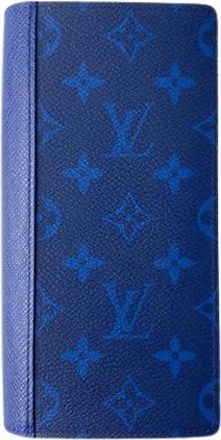 Louis Vuitton Pre-owned Wallets, male, Blue, Size: ONE SIZE Pre-owned Monogram Long Wallet (Taigarama)