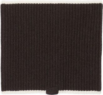 Sandro Ribbed knit neck warmer in Brown at Nordstrom