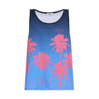 Moschino Sleeveless Tops, male, Multicolor, Size: XS Sleeveless Top