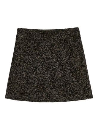 Our Legacy Sculpt mini skirt - women - Wool - 38 - Black