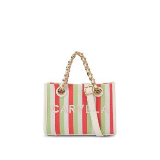 Carvela Womens Canvas Sorrento Micro Stripe Bag - Multicolour - One Size