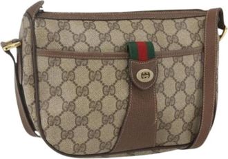 Gucci Pre-owned Cross Body Bags, female, Beige, Size: ONE SIZE Pre-owned Plastic Cross Body Bag