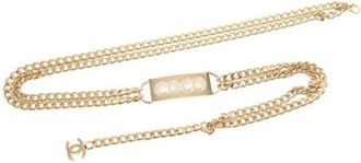 Chanel Pre-owned Belts, female, Yellow, Size: ONE SIZE Pre-owned Vintage Chain Belt
