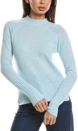 Fort&eacute; Cashmere Funnel Neck 100% Cashmere Sweater