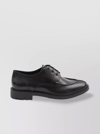 Saint Laurent lino derbies in smooth leather